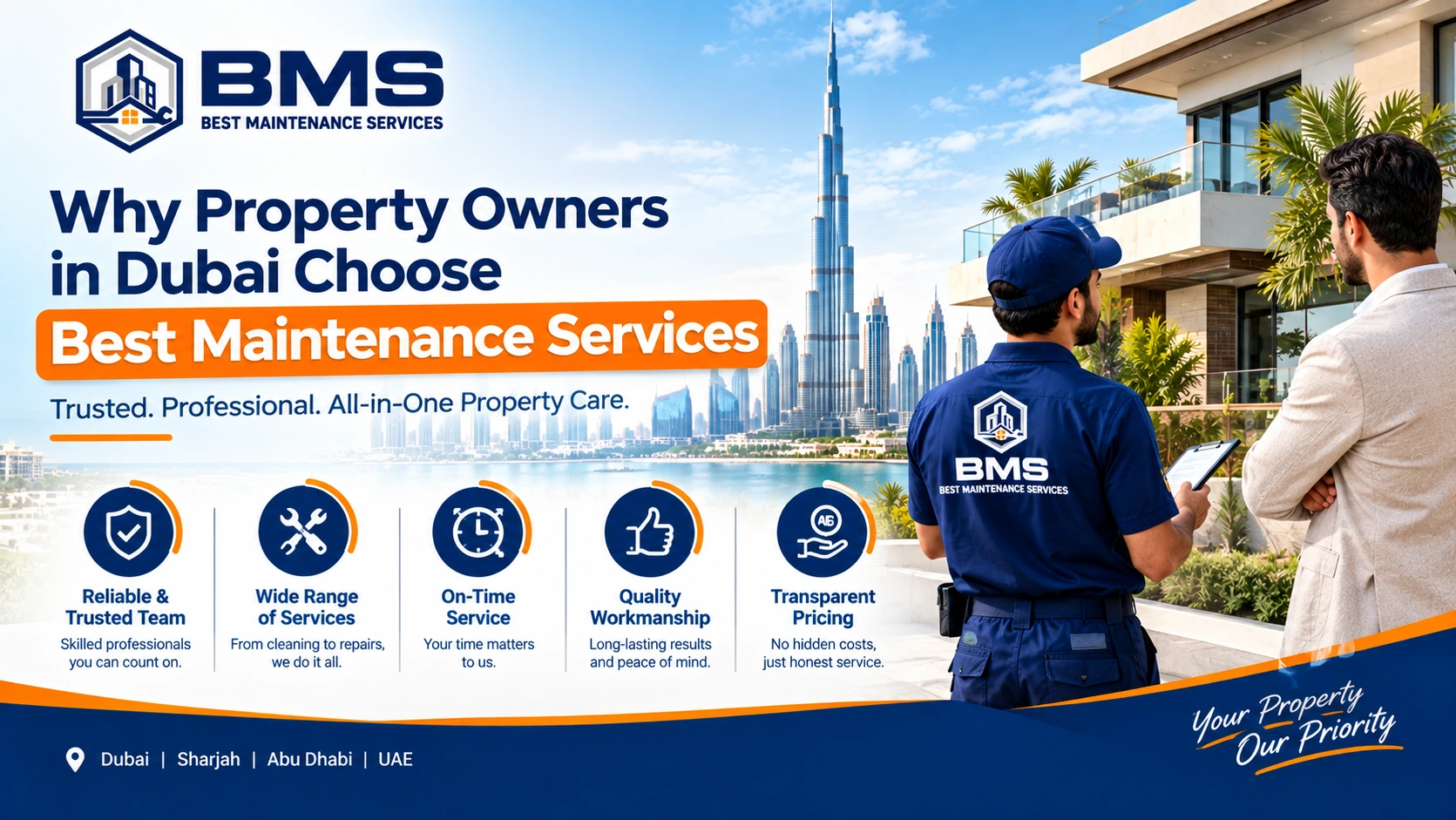Why property owners in Dubai choose Best Maintenance Services for reliable property maintenance