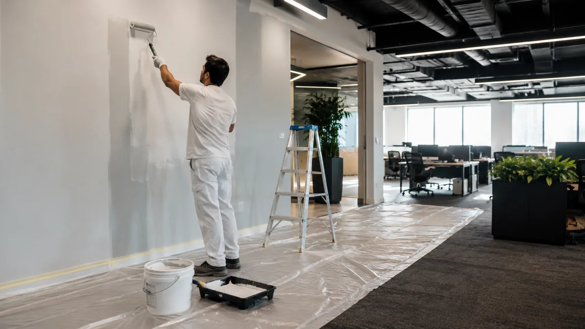 Office and commercial painting services in Dubai